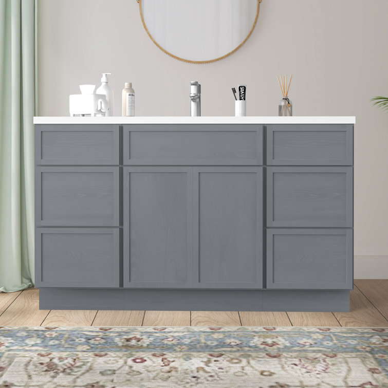 Home Beyond 54'' Single Bathroom Vanity Base Only Wayfair
